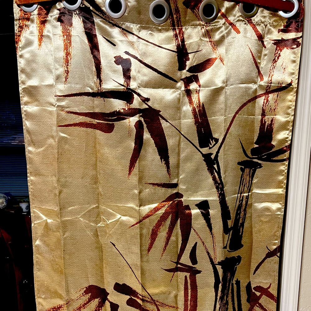 Beautiful bamboo design curtains